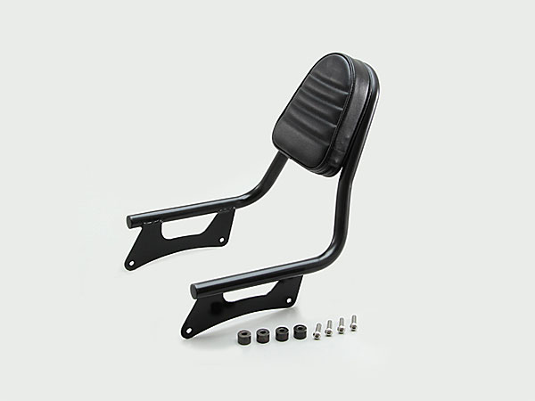 ハリケーン（HURRICANE） レブル500 REBEL500（17-20 PC60）/ レブル250 REBEL250（17-20 MC49）用 バックレスト ブラック HA6410B｜テラネット