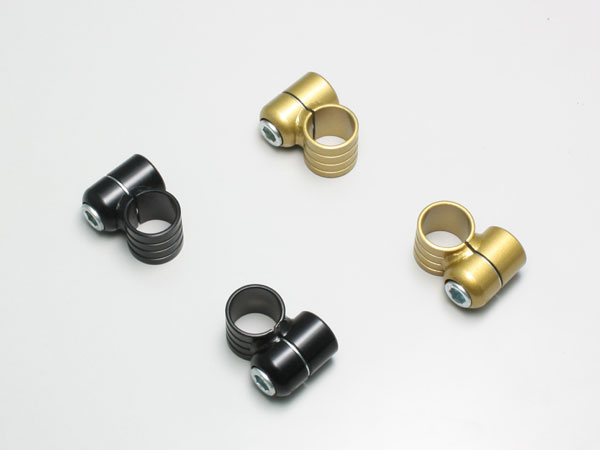 ハリケーン HURRICANE セパハン用 セパレートハンドル用 ホルダー左/右set ホルダー内径φ27×30mm ブラック HS2700B / ゴールド HS2700G