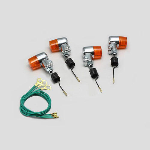 ハリケーン HURRICANE ゼファー1100/RS、ゼファー750/RS、ゼファー400/χ等用 ミニウインカーkit オレンジレンズ HA5721-01