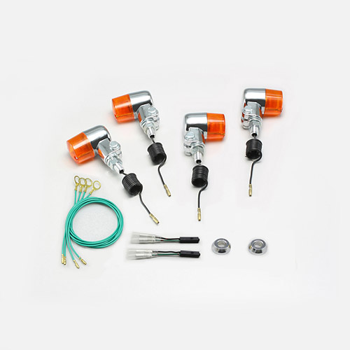 ハリケーン HURRICANE エストレヤ（FI）（07-13 BJ250A-098999迄）用 ミニウインカーkit オレンジレンズ HA5724-01｜テラネット