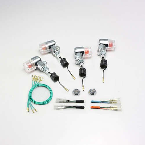ハリケーン HURRICANE エストレヤ（FI）（14-16 BJ250A-099001-）用 ミニウインカーkit クリアレンズ HA5725C-01｜テラネット