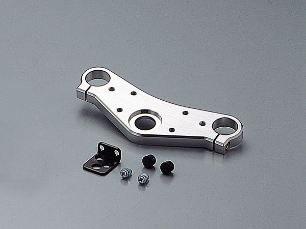 ハリケーン HURRICANE NSR80 / NSR50 バーハンドル用 ジュラルミン トップブリッジ ポリッシュアルマイト HT0523-11