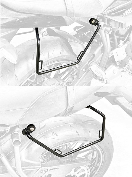 キジマ KIJIMA Z650RS 8BL-ER650M 2022Y-用 バッグサポート マットブラック ※左右セット 210-4983｜テラネット