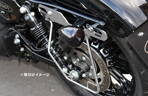 キジマ（KIJIMA） ハーレー 04y- スポーツスター[Sportster]（XL1200CXを除く）用 サドルバッグガード 左側用 HD-08001｜テラネット
