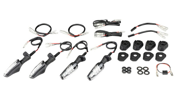 キジマ KIJIMA GSX-S125 / ジクサー150 / Vストローム250SX等用 LEDウインカーランプセット TRL2 219-5176B｜テラネット