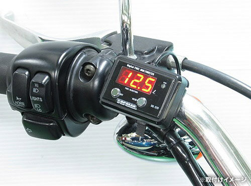 楽天市場】プロテック DG-329 バイク（※FI車）用精密燃料計 デジタル 