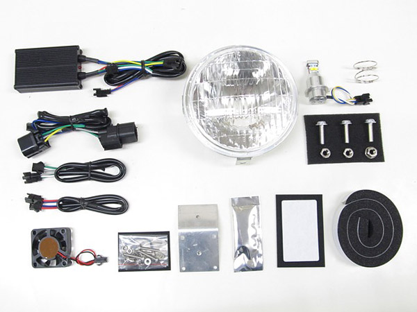 プロテック LBH-H11 スーパーカブ110プロ['18～ JA42]用 LEDクラシカルヘッドライトkit 6000K 63008-60｜テラネット