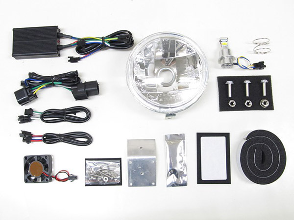 プロテック LBH-H14 スーパーカブ110プロ['18～'21 JA42]用 LEDマルチリフレクターヘッドライトkit 3000K 64008-30｜テラネット