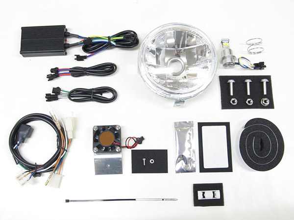 プロテック LBH-H35 タイホンダ製 スーパーカブ110 20- 2BJ-JA56用 LEDマルチリフレクターヘッドライトkit 6000K 64019-60|テラネット