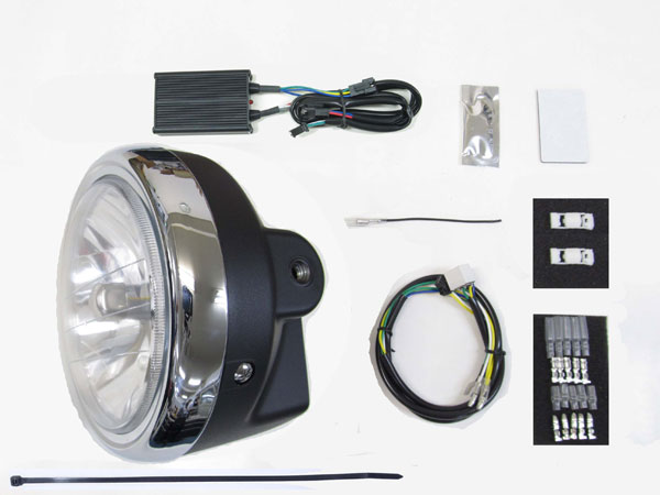 プロテック LBH-H22 モンキー125 / モンキー125ABS['18～ JB02、JB03、JB05]用 LEDマルチリフレクターヘッドライトkit 3000K 64011-30