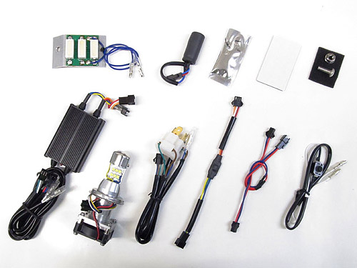 プロテック ベンリィ110 / ベンリィ110プロ専用 Hi-Lo同時点灯LEDヘッドライトバルブキット LB4HL-BE HS1 Hi/Lo 6000K 65076｜テラネット