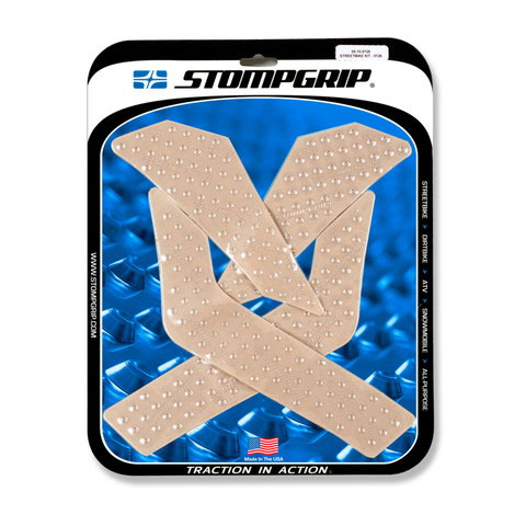 STOMPGRIP トラクションパッドキット ヤマハ XT250／XT250SEROW 08-20モデル用[クリアー]55-10-0126C／[ブラック]55-10-0126B｜テラネット