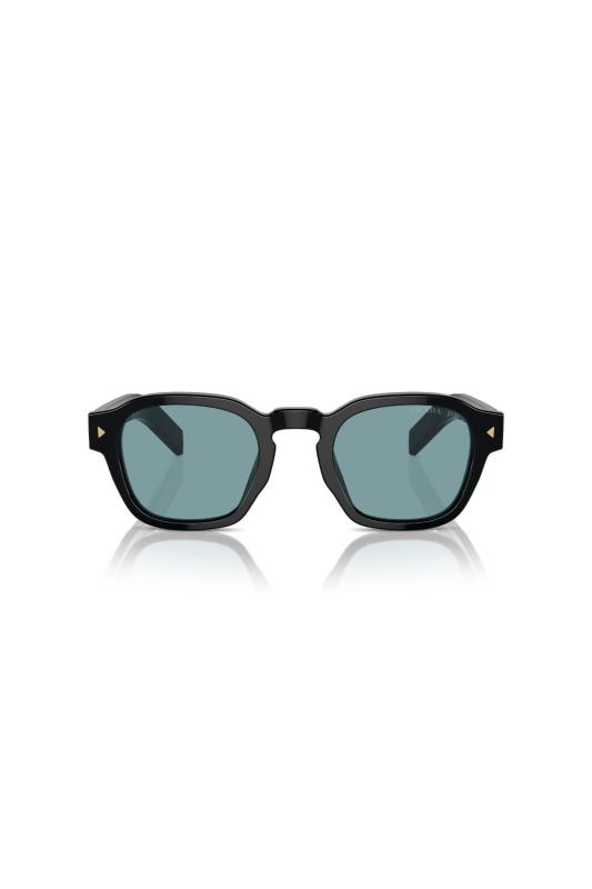 Prada PR A16S 黒いこと/点火装置青碧 52/24/150 メンズ 黒眼鏡, 黒いこと/点火装置青碧, 52/24/150