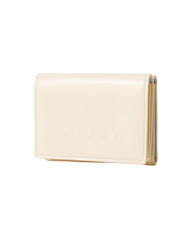 [マルニ] 三つ折り金入れ PFMO0105Q0P5298 RAISED レイズド レディース IVORY [並行輸入品]