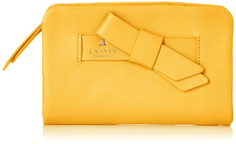 [LANVIN COLLECTION] 二つ折り札入れ ラペリパース 65-6612 レディース サクラ色 one size