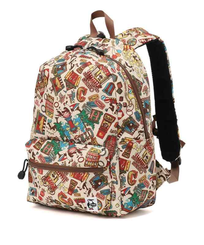 [チャムス] バックパック ボーイズ リトルリサイクルハリケーンデイパック Little Recycle Hurricane Day Pack CH60-3804-Circus Circus｜テラスストア