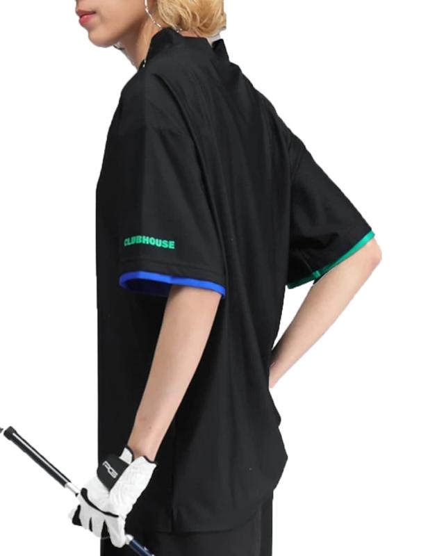 [アンティカ] ANTIQUA GOLF × STCH メッシュライク トップス ZST-00094 レディース