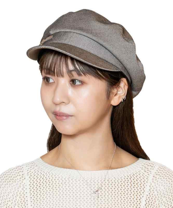 [カシラ] キャスケット 洗える 秋冬 古典的 小顔 綿織物 大きさ合わせる付き添い人 SHK01248 レディース