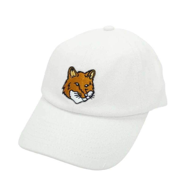 [住み家 稲荷] LARGE FOX HEAD 6P CAP MM06103WW0096 旗がしら 鳥打ち帽 メンズ レディース (色つや：白いこと) [並行輸入品]