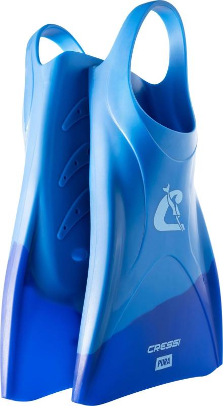 CRESSI スノーケリング 水泳ぎ フィン 形づくる向け [ PURA ] ケイ素樹脂製 明けっ広げ踵 遊撃手フィン 作り付ける飾り気の無い 【置き目品】