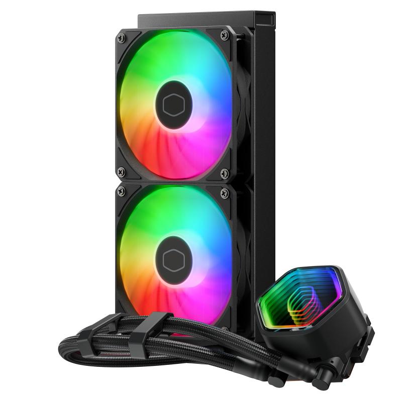 Cooler Master MASTERLIQUID 240 Core II 240粍 360粍 飾り気のない水冷中央処理装置空調設備 黒いこと
