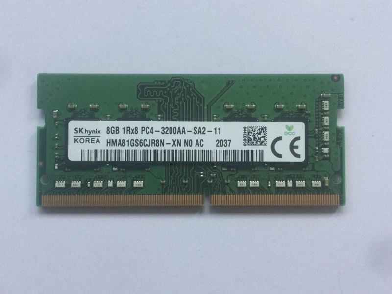 MCPNAND HMA81GS6CJR8N-XN SK HYNIX 8GB 3200 DDR4 1Rx8 マイコン4-3200AA-SA2-11 260いの一番 SODIMM 1.2V 万覚え帳マイコン用