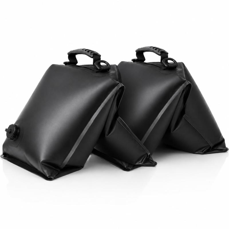 日よけ 金具 シェード固定 注水ウエイト 安定用重し袋 最大8Kg 下部用 サンシェード 取付 ベランダ 目隠し 注水タイプ アウトドア 万能 転倒防止 重ね置き可能 強固 安定|テラスストア