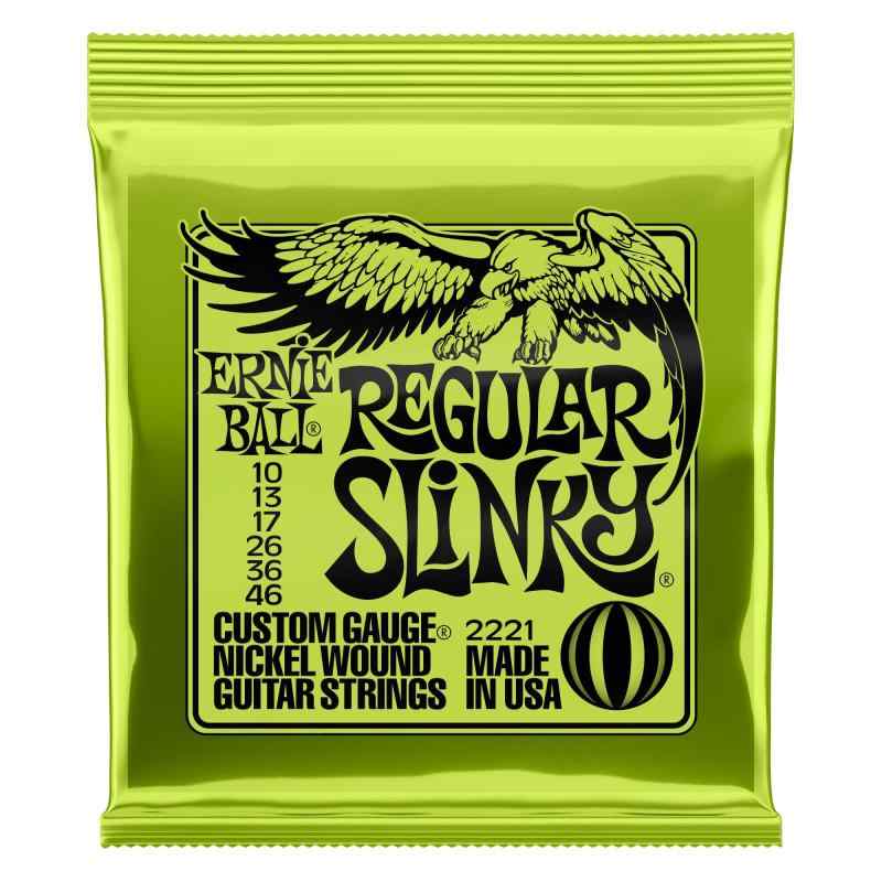【置き目品】 ERNIE BALL 2221 ギター弦 (10-46) REGULAR SLINKY レギュラー・スリンキー