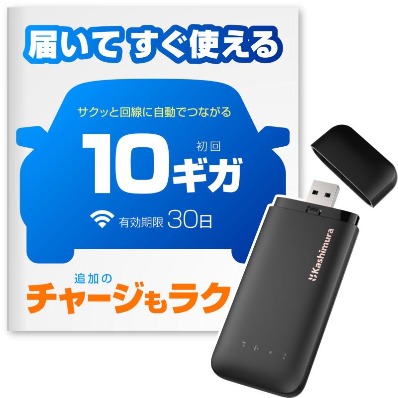 【極ラク無線LAN】 月額なし、申しあわせなしで、届いてすぐに使える USB突っ支い棒型Wi-Fiルータ クラウドSIM 4G