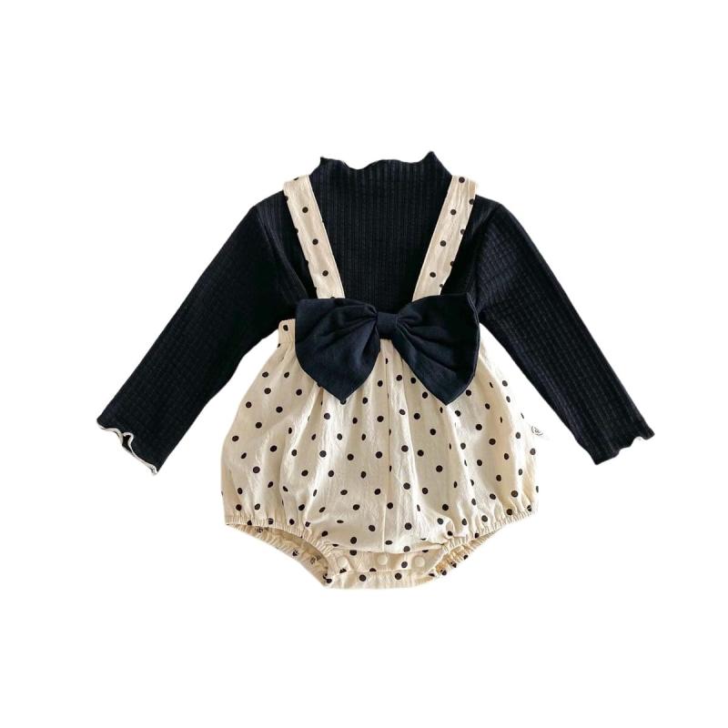 [シックキッズ] 合奏団 Girls Polca dot ribbon pants set