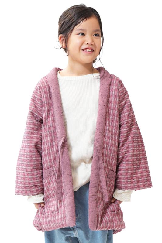 [たゆたふ] はんてん 赤ちゃん 日本製 久留米 今めかしい 冬 可愛らしい キッズ 冬 防寒着 御部屋着 生あたたかい 赤ちゃん 冬 生あたたかい 半纏 袢纏 どんぶく どてら ちゃんちゃんこ
