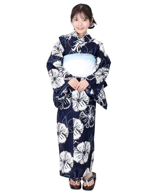 お坊っちゃん 浴衣書き割り セパレート 兵児帯 2点 S大きさ 飾り気の無い着付け