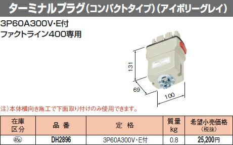 送料込 楽天市場 Dh26 パナソニック ファクトライン400 ターミナルプラグ コンパクトタイプ アイボリーグレイ 照明器具の専門店 てるくにでんき 訳ありセール格安 Www Trailconnections Com