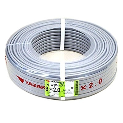 楽天市場】矢崎電線 VVF 3C-2.0 (B・W・R) 100m Fケーブル 屋内