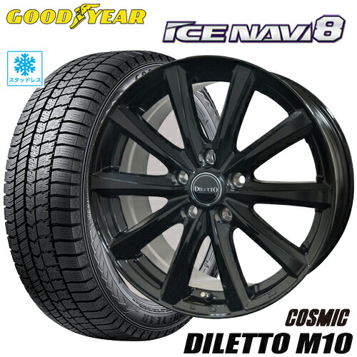 スタッドレス205/60R16 ICE NAVI 8 タイヤセット Amazon.co.jp: グッドイヤー(GOODYEAR) スタッドレス 205/60R16 96Q XL