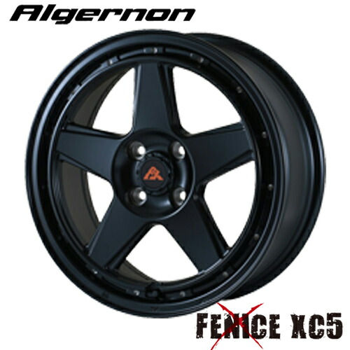 アルミホイール DOALL ALGERNON FENICE X XC5 ドゥオール アルジェノン フェニーチェ クロス エックスシーファイブ 6.0-16 4/100 +40 マットブラックミルド ロッキー ライズ アクア フィットクロスター 4本価格|テリクスタイヤ