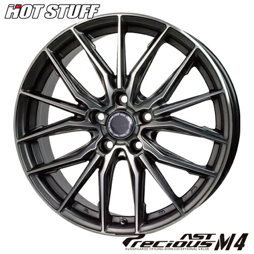 18インチアルミホイール　4本　ラフィット　LW-06　8J　HOT STUFF HOT STUFF 18インチ 5穴 114.3 7J/8J ラフィット LW-06II