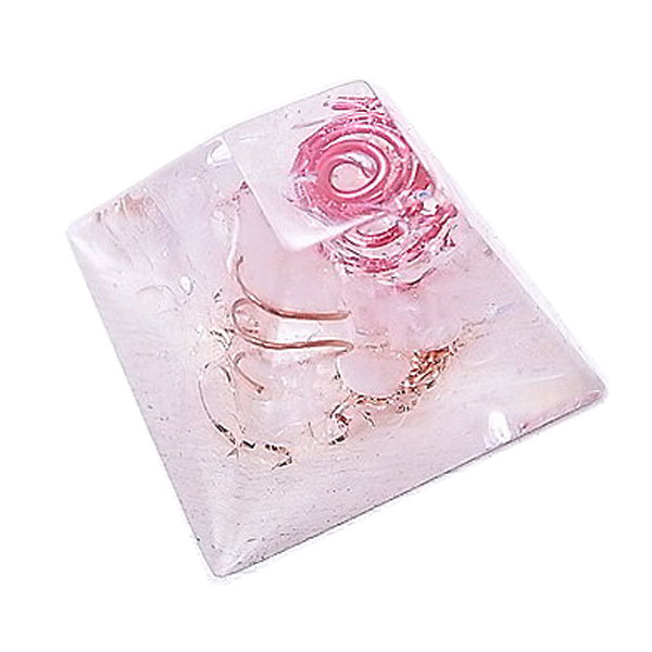 インゴットタイプ・薔薇のオルゴナイト【ピンク】 インゴットタイプ・薔薇のオルゴナイト【ピンク】