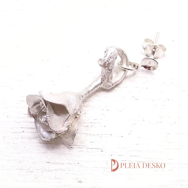 プレアデスの薔薇(片耳用ピアス) シルバー1000/925 PLEIA DESKO [ プレア デスコー ] 5,819円