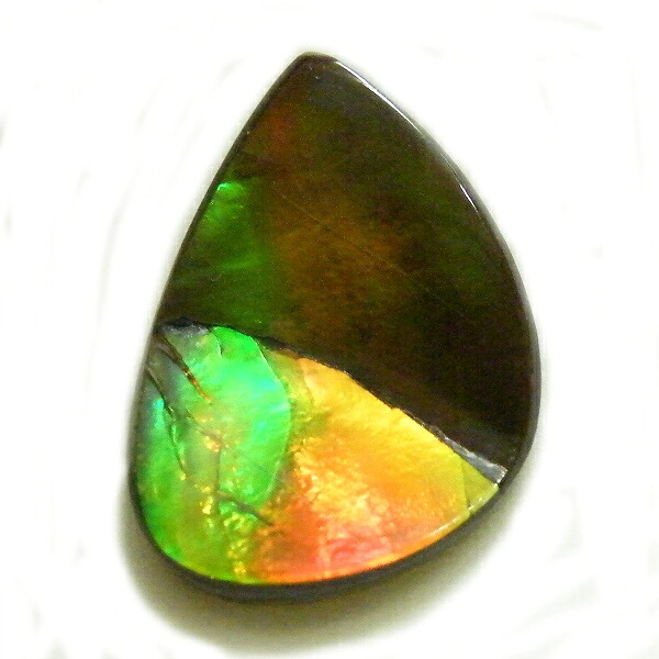 アンモライト(Ammolite) 1点限定 トリプレットルース 約14x19mm 8.53ct 裸石 ルース アンモナイト｜テソロ　店
