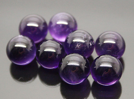アメジスト 天然石パーツ パーツ たま 丸玉 穴なし 約xmm 10個 Marcsdesign Com