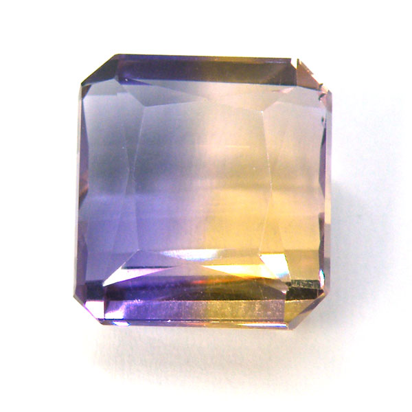 アメトリン オクタゴンカット 【1点もの ルース】 約10x10.9x6.2mm 5.85ct 天然石