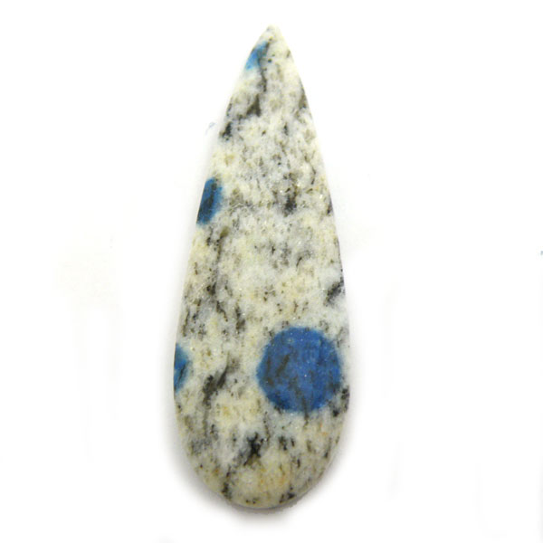 K2 アズライトイングラナイト ペアカボション 約40x13x4.2mm