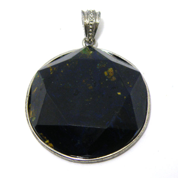 ラピスラズリ ペンダントトップ 約33x30mm 天然石 ネックレス
