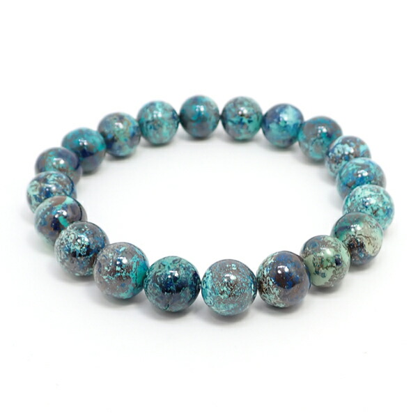 楽天市場】クリソコラ 8mm 【1点もの ブレスレット】 天然石