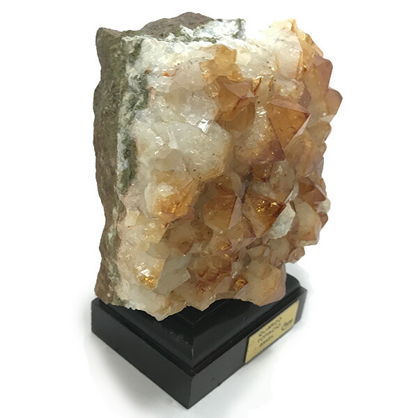 楽天市場 シトリン 鉱物標本 置物 大理石台付き 1点もの 天然石 原石 パワーストーン スピリチュアル ヒーリング コレクション テソロ 楽天市場店