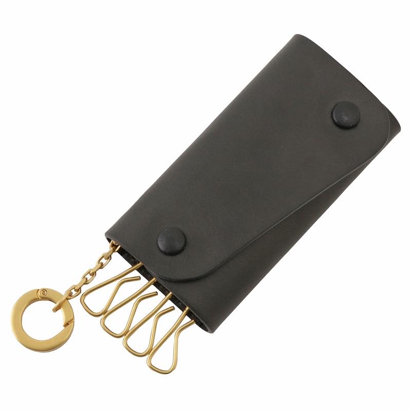 イルビゾンテ IL BISONTE / FIFTY ON IO key ring キーケース #SKH087 PV0011 BK255G