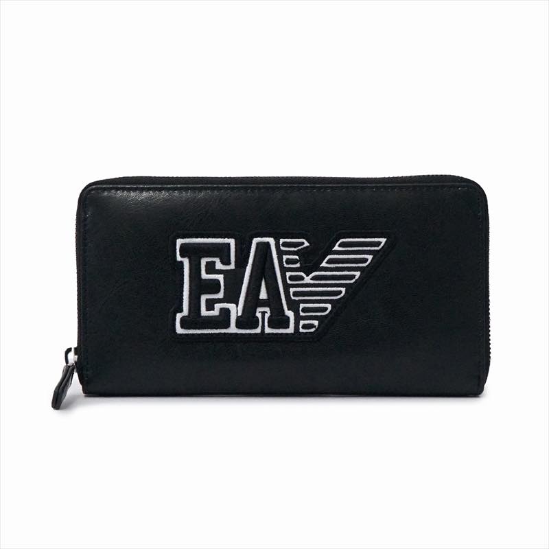 エンポリオアルマーニ Emporio メンズ財布 Armani Zip Around Wallet Wallet ラウンド長札入財布 Yeme49 Ytc2e Black ブランドショップ Tesouro