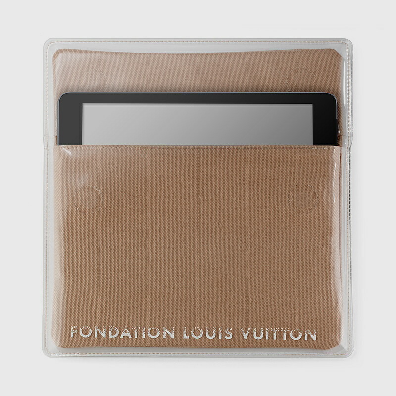 フォンダシオン ルイ ヴィトン FONDATION LOUIS VUITTON FLV美術館 限定 タブレットポーチ #Tablet Pouch  CAMEL 海外輸入