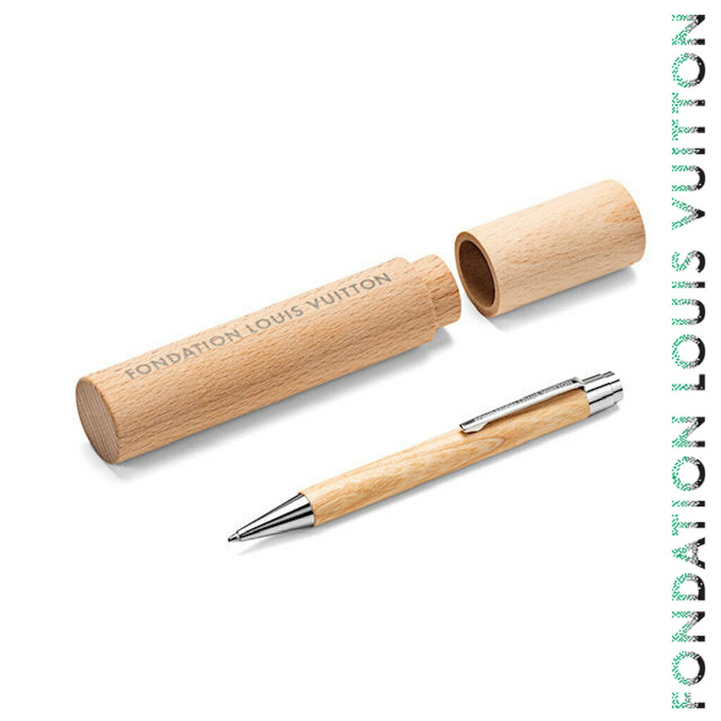 フォンダシオン ルイ･ヴィトン FONDATION LOUIS VUITTON / FLV総合博物館 制限事項 ボールペン #Wooden Pen 母の日 差し上げ物 差し上げ物